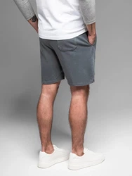 OMBRE Sweatshorts RELAXED FIT Athleisure-Stil Grau/Dunkelgrau/Hellgrau