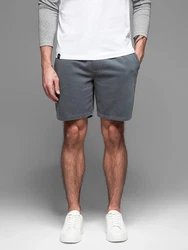 OMBRE Sweatshorts RELAXED FIT Athleisure-Stil Grau/Dunkelgrau/Hellgrau