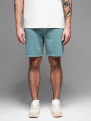 OMBRE Sweatshorts RELAXED FIT Athleisure-Stil Grün/Blau/Türkis