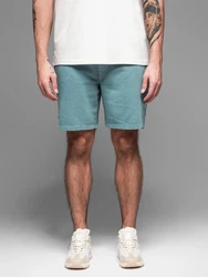 OMBRE Sweatshorts RELAXED FIT Athleisure-Stil Grün/Blau/Türkis