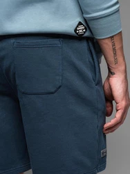 OMBRE Sweatshorts RELAXED FIT Athleisure-Stil Dunkelblau/Hellblau/Blau/Grau