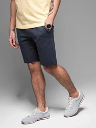 OMBRE Chinoshorts SLIM FIT Dunkelblau/Blau/Hellblau/Grau