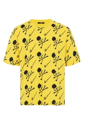 RedBridge T-Shirt mit Totenkopf-Print Gelb