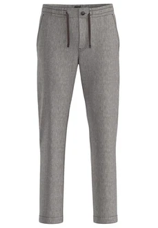 BOSS ORANGE Stoffhose Sanderson-L Hellgrau/Grau/Dunkelgrau