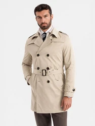OMBRE Trenchcoat SLIM FIT Beige/Khaki