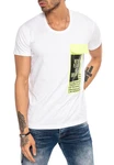RedBridge T-Shirt Thornton Weiß/Gelb/Creme