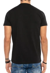 RedBridge T-Shirt Thornton Schwarz/Hellblau/Braun/Neonfarben/Gelb
