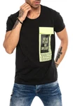 RedBridge T-Shirt Thornton Schwarz/Hellblau/Braun/Neonfarben/Gelb