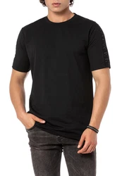 RedBridge T-Shirt Oversized mit Schriftzug Schwarz