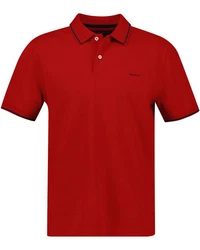 Gant Tipping Pique Rugger Poloshirt Rot/Dunkelrot