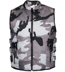 MDM Motorradweste Biker Textil Weste Camo