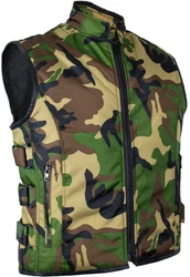 MDM Motorradweste Biker Textil Weste Camo