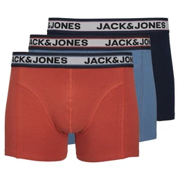 Plus Retro Pants Groe Gren Pants 3er-Pack blau/rot/navy Jack&Jones JACMARCO (Spar-Pack, 3-St., 3er-Pack)