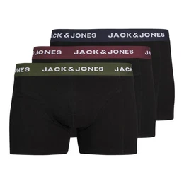 Plus Retro Pants Groe Gren Pants 3er-Pack schwarz Jack&Jones JACARON (Spar-Pack, 3-St., 3er-Pack)