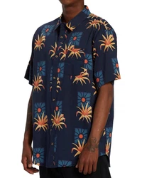 Billabong Kurzarmhemd Sundays Blau