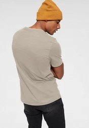 Vans T-Shirt LEFTCHESTIILOOSESS Khaki/Beige