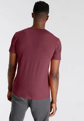 Vans T-Shirt LEFTCHESTIILOOSESS Dunkelrot