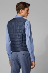 BOSS Steppweste Hiwan Dunkelblau/Blau/Hellblau