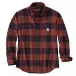 Carhartt Midweight Flannel Plaid Hemd rot