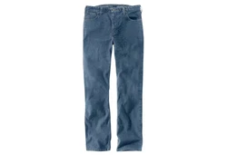 Carhartt Stretch Jeanshose 102807 Herren Gerader Schnitt blau/Hellblau