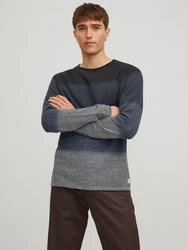 Jack & Jones Strickpullover Hill (1-tlg) Blau (4830)