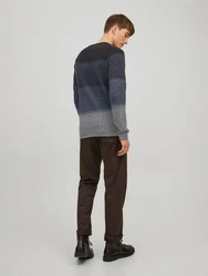 Jack & Jones Strickpullover Hill (1-tlg) Blau (4830)