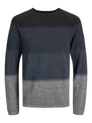 Jack & Jones Strickpullover Hill (1-tlg) Blau (4830)