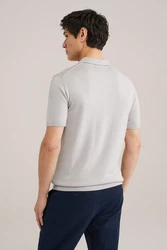 WE Fashion Wollpullover Grau/Hellgrau