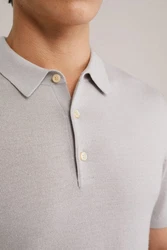 WE Fashion Wollpullover Grau/Hellgrau
