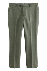 Next Anzughose Signature Nova Fides Regular Fit Khaki/Dunkelgrün/Grün/Türkis
