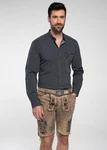 Spieth & Wensky Trachtenhemd Fellen Dunkelblau/Khaki/Dunkelgrau/Schwarz