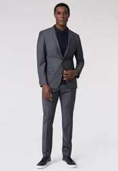 Roy Robson Hosenanzug Slim Fit Grau/Dunkelblau/Blau/Hellblau