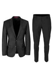 Roy Robson Hosenanzug Slim Fit Dunkelblau/Hellblau/Schwarz/Grau