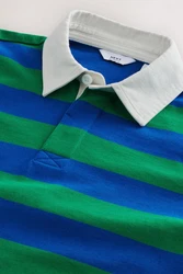 Next Rugbyshirt  Blau/Türkis/Grün