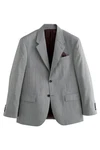 Next Sakko Nova Fides Regular Fit Signature Sakko Grau/Hellgrau
