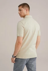 WE Fashion Poloshirt Khaki/Beige/Hellgrün