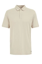 WE Fashion Poloshirt Khaki/Beige/Hellgrün