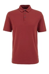 WE Fashion Poloshirt Dunkelrot/Rot/Bordeaux