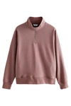 Next Jersey-Sweatshirt mit Reißverschlusskragen 