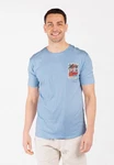 Key Largo T-Shirt MT KLVIBES Hellblau/Blau