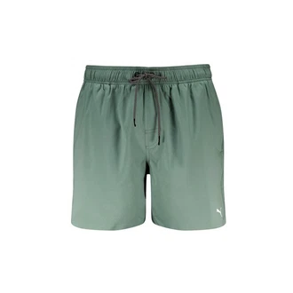 PUMA Badeshorts SWIM MEN MEDIUM LENGTH Grün/Dunkelgrün