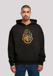 Kapuzenpullover Harry Potter Hogwarts Crest Gold Print