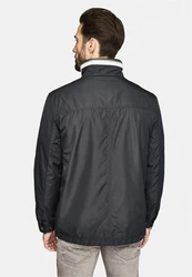 Cabano Outdoorjacke Ultralight mit verstellbaren Ärmelabschlüssen Schwarz/Dunkelgrau/Dunkelblau/Grau