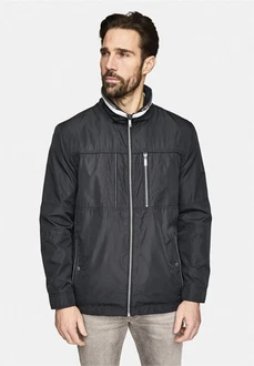 Cabano Outdoorjacke Ultralight mit verstellbaren Ärmelabschlüssen Schwarz/Dunkelgrau/Dunkelblau/Grau