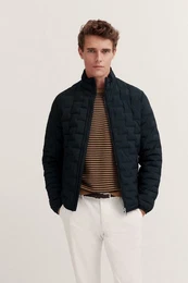 Blouson in Steppoptik