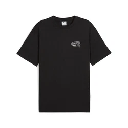 PUMA T-Shirt GRAPHICS Drive-In Relaxed T-Shirt Herren Schwarz