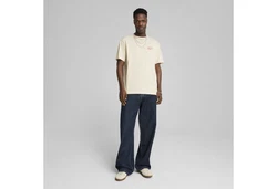 PUMA T-Shirt GRAPHICS Drive-In Relaxed T-Shirt Herren Khaki/Beige