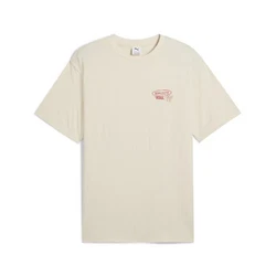 PUMA T-Shirt GRAPHICS Drive-In Relaxed T-Shirt Herren Khaki/Beige
