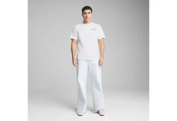 PUMA T-Shirt GRAPHICS Hotel Relaxed Herren Weiß/Schwarz