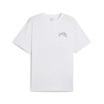PUMA T-Shirt GRAPHICS Hotel Relaxed Herren Weiß/Schwarz